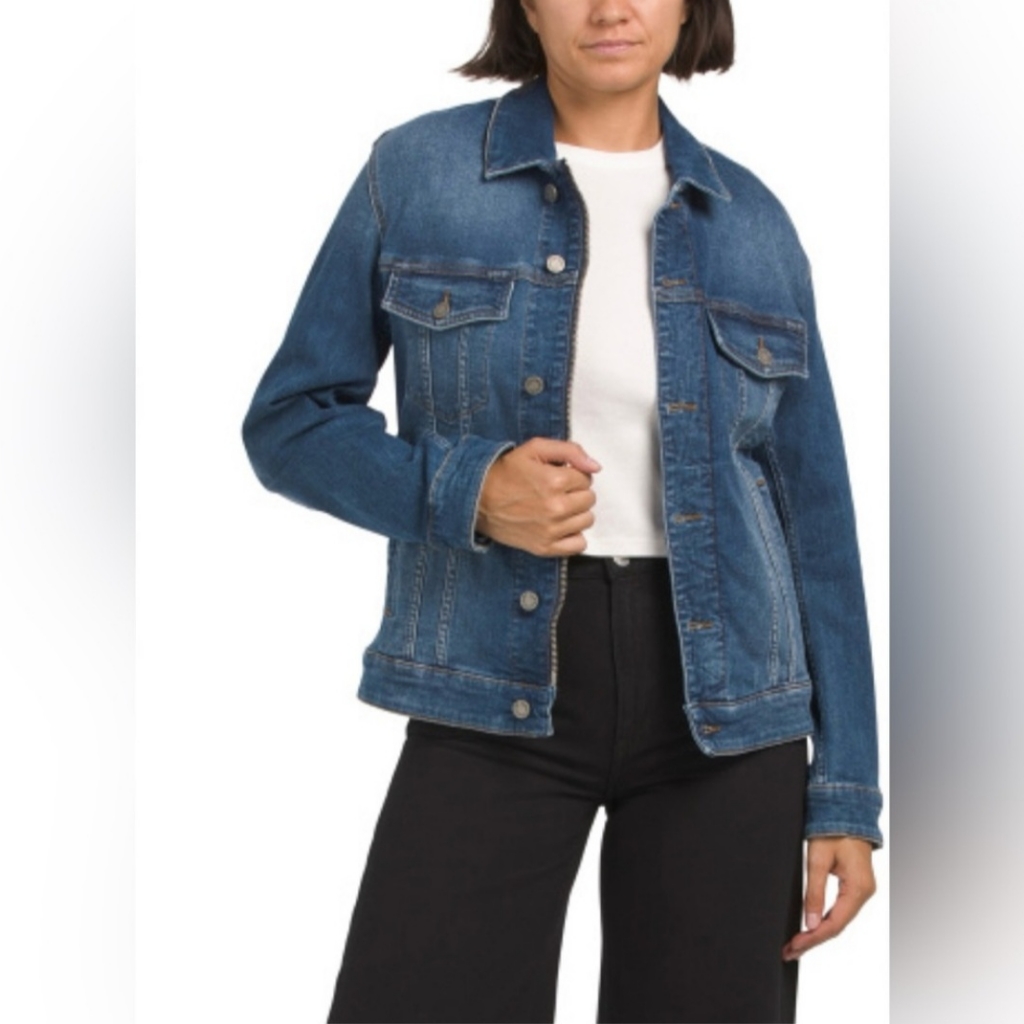 Nwt Zadig & Voltaire Kase Denim Heart Jacket. Size M